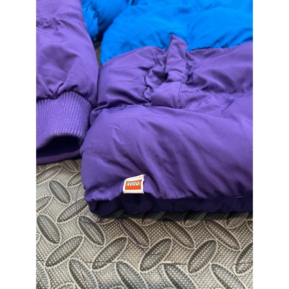 LEGO x Target Puffer Jacket Unisex Medium Multicolor Colorblock Limited‎ Edition